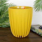 Горшок Сигма 4,5л медовый с вкладкой - фото 68746