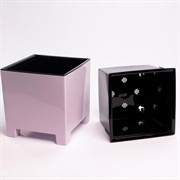 Горшок Нард 14х14 2,1л сиреневый с вкладышем - фото 68755