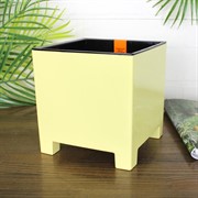 Горшок Нард 14х14 2,1л жёлтый с вкладышем - фото 68777