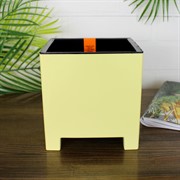 Горшок Нард 14х14 2,1л жёлтый с вкладышем - фото 68778