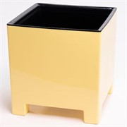 Горшок Нард 14х14 2,1л жёлтый с вкладышем - фото 68780