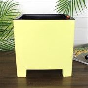 Горшок Нард 19х19 5,5л жёлтый мираж с вкладышем - фото 68784