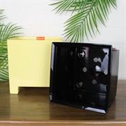 Горшок Нард 19х19 5,5л жёлтый мираж с вкладышем - фото 68785