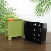 Горшок Нард 14х14 2,1л папоротник с вкладышем - фото 68789