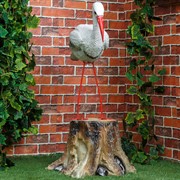 Фигура садовая Аист стоит (желтые лапки) F01185 - фото 68917 Фигура садовая Аист стоит (желтые лапки) F01185 - фото 68917