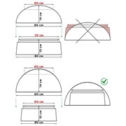 Крышка люка декоративная Секвойя средняя U09177 - фото 69024