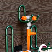 Кронштейн для хранения настенный в гараж металлический малый 58-100Gr - фото 69027