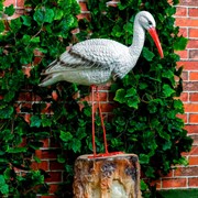 Фигура садовая Аист стоит (желтые лапки) F01185 - фото 69106 Фигура садовая Аист стоит (желтые лапки) F01185 - фото 69106