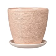 Горшок Гнездо 1,4л бежевый крокус №2 - фото 69369