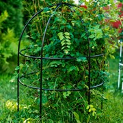 Опора для садовых растений металлическая черная Купол 58-908B - фото 69398