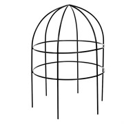 Опора для садовых растений металлическая черная Купол 58-908B - фото 69401
