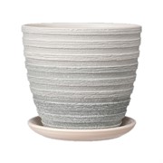Горшок Букле 1,4л серый крокус №2 - фото 69537