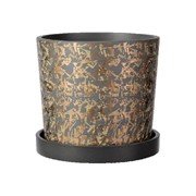 Горшок Дубай 3,2л серый кедр №3 - фото 69541