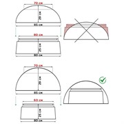 Крышка люка декоративная Бочка стеклопластик ширина 88см U08506 - фото 69597