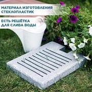 Поддон для умывальника под бетон плоский U09100-BT - фото 69628