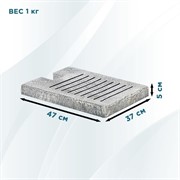 Поддон для умывальника под бетон плоский U09100-BT - фото 69629