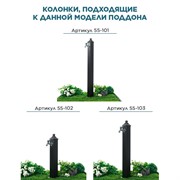 Поддон для умывальника под бетон плоский U09100-BT - фото 69630