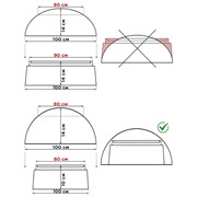 Крышка люка декоративная Секвойя большая U09176 - фото 69636