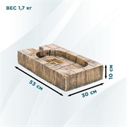 Поддон для садовой колонки стеклопластик U09219 - фото 69640