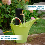 Умывальник колонка садовая чёрная металл высота 48см 55-102 - фото 69689