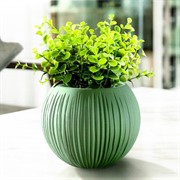 Кашпо Сфера 1,7л нефрит - фото 69727