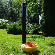 Колонка садовая водоразборная металл чёрный высота 100см 55-101 - фото 69732