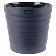 Кашпо Бархан 7,5л антрацит - фото 69746