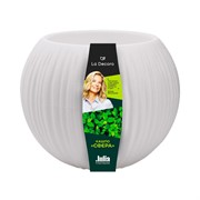 Кашпо Сфера мини 0,3л белый - фото 69905