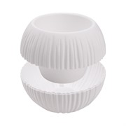 Кашпо Сфера мини 0,3л белый - фото 69906