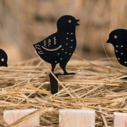 Штекер декоративный Цыплёнок металлический 801-125B - фото 69994