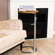 Столик журнальный круглый телескопический Лофт высота 90см 66-136Ch - фото 70087