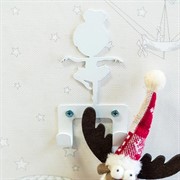 Крючок двойной настенный металлический Балерина батман 702-001W - фото 70104