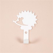 Крючок настенный для детских вещей Ёжик металлический 702-006W - фото 70110