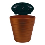 Кашпо Бархан 0,9л золотой песок - фото 70142