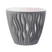 Кашпо Вдохновение 2,25л серый жемчуг - фото 70147
