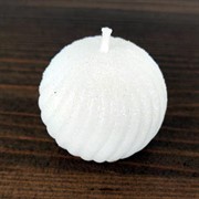 Свеча Шар витой 4см парафин - фото 70192