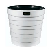 Кашпо Бархан 12л белый - фото 70223