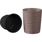 Кашпо Модерн Медиум 15л мокачино - фото 70231