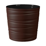 Кашпо Модерн Мини 8л тёмно-коричневый - фото 70233