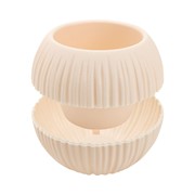 Кашпо Сфера мини 0,3л кремовый - фото 70241