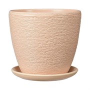 Горшок Гнездо 0,34л бежевый крокус №0 - фото 70246