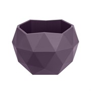 Кашпо Топаз 2,5л сливовый - фото 70258