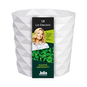 Кашпо Диамант 3л белый - фото 70279