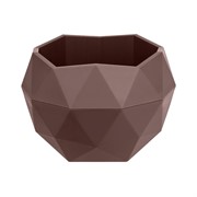 Кашпо Топаз 1,2л мокачино - фото 70286