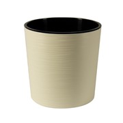 Горшок Вега 10,2л ванильный с вкладышем - фото 70352