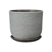 Горшок Лоза 2,9л зелёно-серый бук №3 - фото 70386