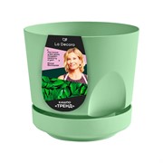 Кашпо Тренд 0,8л мятный - фото 70398