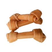 Лакомство кость из жил с узлами 10-11см 30-40г 1403 - фото 70403