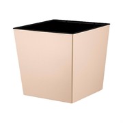 Горшок Лондон CUBE 25см 11,6л миндаль с дренажной вставкой - фото 70420