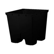 Горшок Лондон CUBE 17,7см 4,2л вулканический серый с дренажной вставкой - фото 70427